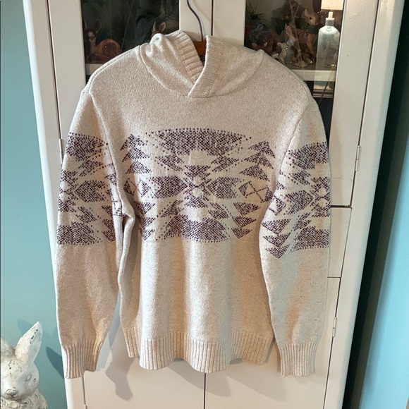 American Eagle Vintage sz M hooded sweater euc - Picture 2 of 7